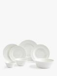 Wedgwood Intaglio Bone China Dinnerware Set, White, 21 Piece