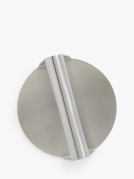 John Lewis Smash Stainless Steel Burger Press - view 2, Silver
