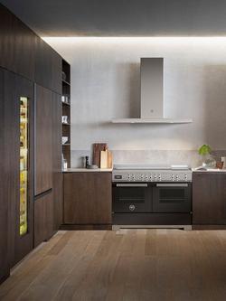 Bertazzoni Professional Series Electric Range Cooker with Induction Hob - view 2, Gloss Black