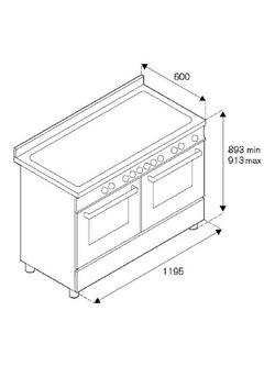 Bertazzoni Professional Series Electric Range Cooker with Induction Hob - view 2, Gloss Red