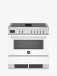 Bertazzoni Air-Tec Electric Range Cooker with Induction Hob, Gloss White