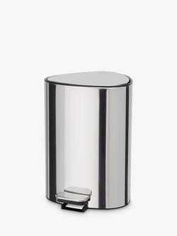 Joseph Joseph Stainless Steel Pedal Bin, 5L, Stainless Steel