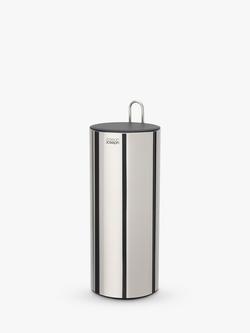 Joseph Joseph Luxe Concealed Toilet Roll Holder, Stainless Steel, Stainless Steel