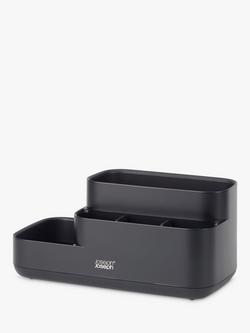 Joseph Joseph Flex 360 Bathroom Caddy, Black, Black