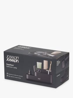 Joseph Joseph Flex 360 Bathroom Caddy, Black - view 2, Black