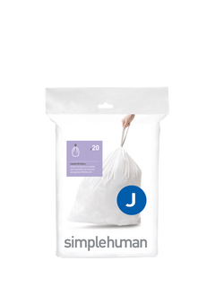 Simplehuman Bin Liners, Code J, Pack of 20