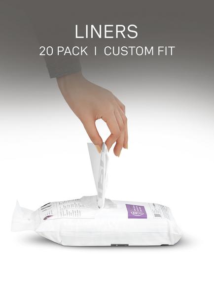 Simplehuman Bin Liners, Code Q, Pack of 20 - view 2, White