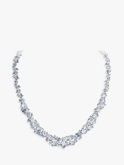 Ivory & Co. Crystal Collar Necklace, Silver, Silver