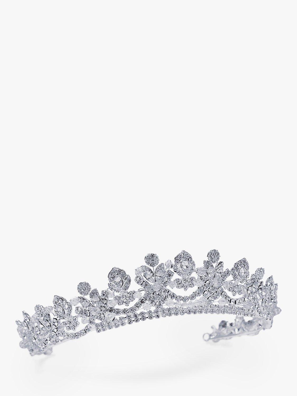 Ivory & Co. Alexandra Crystal Hair Vine, Silver