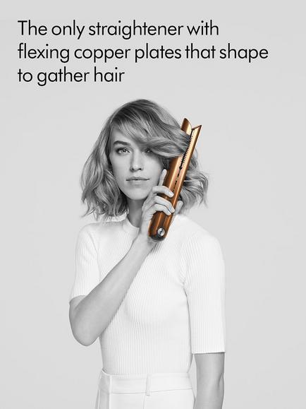 Dyson Corrale™ HS07 Cord-Free Hair Straighteners - view 2, Copper/Nickel