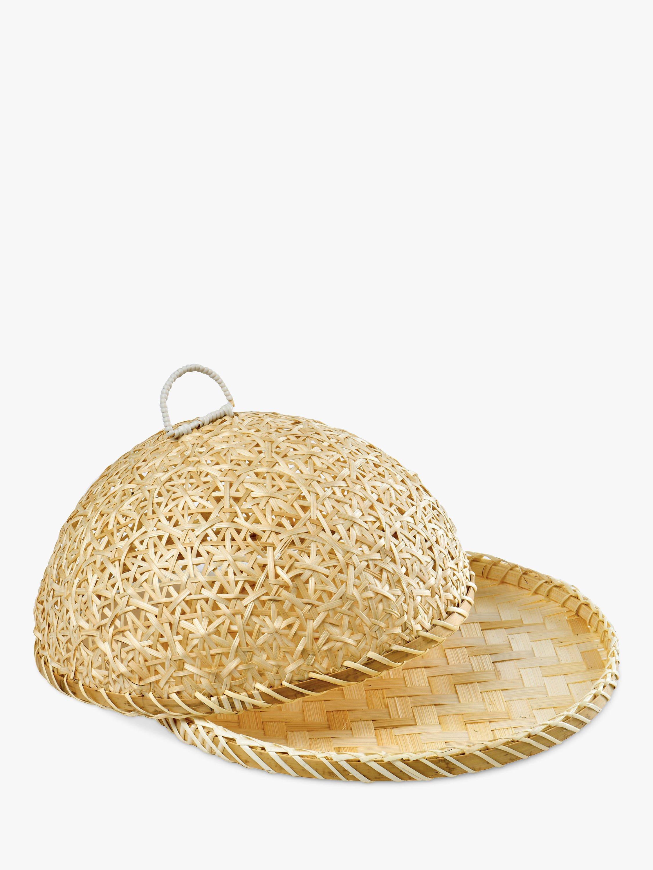 Eddingtons Bamboo Food Cover, 30cm, Natural