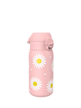 Ion8 Daisy Leak-Proof Stainless Steel Drinks Bottle, 400ml, Rose Quartz