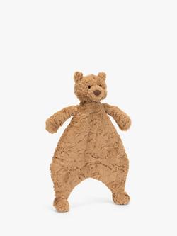 Jellycat Bartholomew Bear Comforter Soft Toy, Brown, Brown