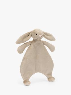 Jellycat Bashful Bunny Comforter Soft Toy, Beige