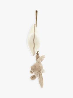 Jellycat Bashful Bunny Musical Pull Soft Toy - view 2, Beige