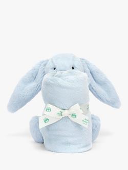 Jellycat Bashful Bunny Soother Soft Toy - view 2, Blue