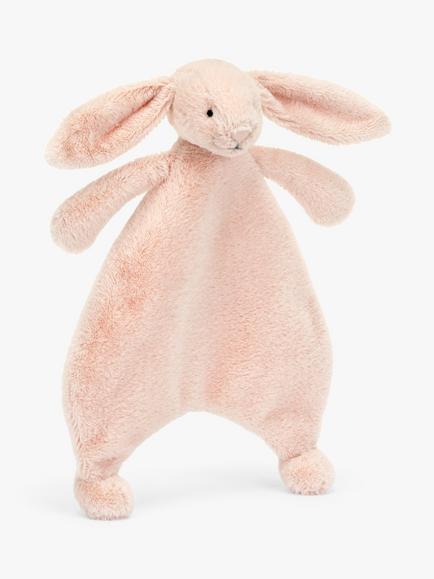 Jellycat Bashful Bunny Comforter Soft Toy, Blush