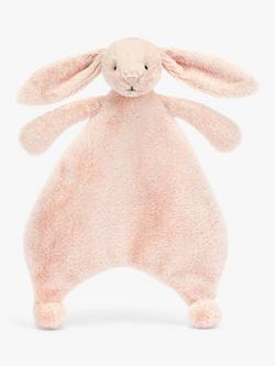 Jellycat Bashful Bunny Comforter Soft Toy - view 2, Blush