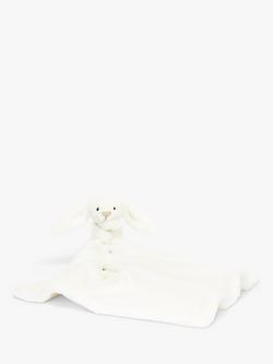 Jellycat Bashful Luxe Bunny Luna Soother, White, White