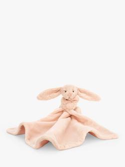 Jellycat Bashful Bunny Soother Soft Toy, Blush