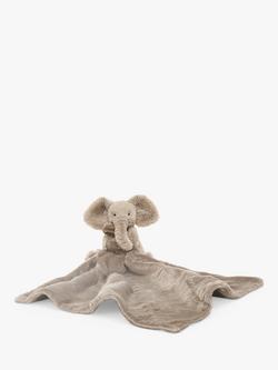 Jellycat Smudge Elephant Soother, Grey, Multi Multi