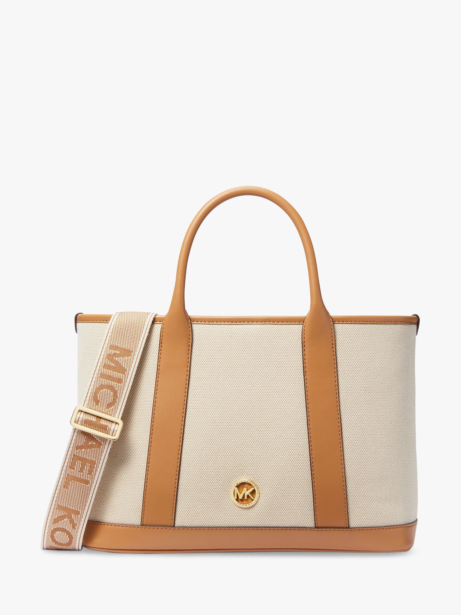 Michael Kors Luisa Medium Tote Bag, Pale Peanut