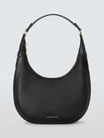 Michael Kors Preston Leather Hobo Shoulder Bag, Black