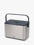 Joseph Joseph Food Waste Caddy, 4L, Stainless Steel