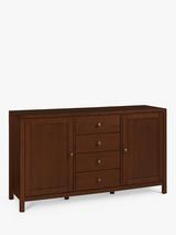 John Lewis Medan Narrow Sideboard Dark Stain