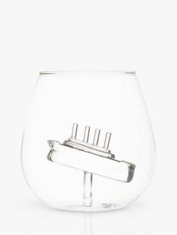 Bar Bespoke Ship in a Glass Tumbler, 500ml, Clear, 