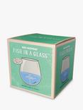 Bar Bespoke Fish in a Glass Tumbler, 500ml, Clear