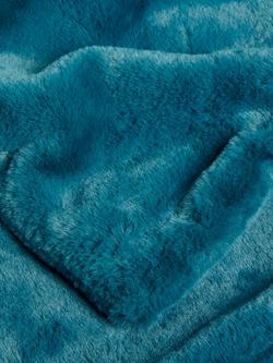 John Lewis Super Soft Throw - view 2, Fjord