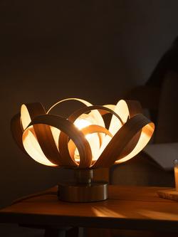 Tom Raffield Skipper Table Lamp - view 2, Oak