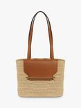 Strathberry The Strathberry Basket Bag, Natural/Tan