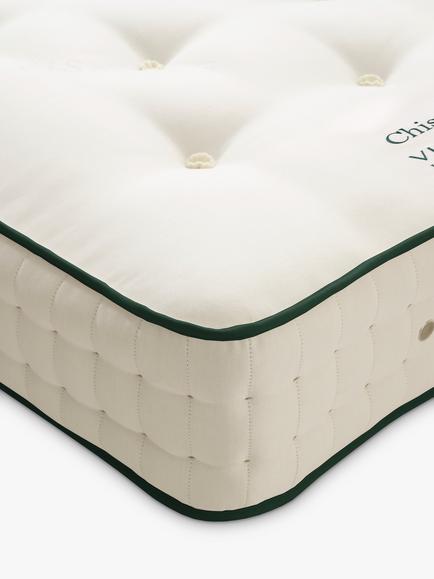 Vispring Chiswick Pocket Spring Mattress, Firm Tension, Single - view 2, White