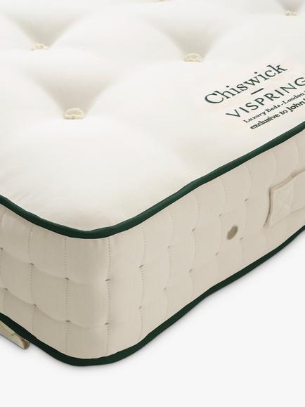 Vispring Chiswick Pocket Spring Zip Link Mattress, Medium Tension, Super King Size - view 2, White