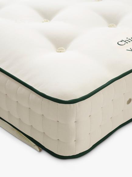 Vispring Chiswick Pocket Spring Zip Link Mattress, Medium Tension, Emperor - view 2, White