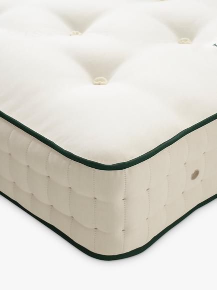Vispring Hampstead Pocket Spring Mattress, Medium Tension, Emperor - view 2, White
