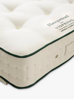 Vispring Hampstead Pocket Spring Zip Link Mattress, Medium Tension, Emperor - view 2, White