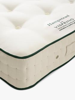 Vispring Hampstead Pocket Spring Mattress, Firm Tension, Single - view 2, White