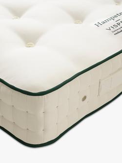 Vispring Hampstead Pocket Spring Mattress, Firm Tension, Large Emperor - view 2, White