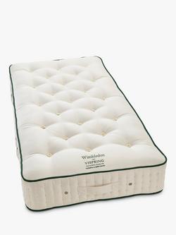 Vispring Wimbledon Pocket Spring Mattress, Firm Tension, Single, 