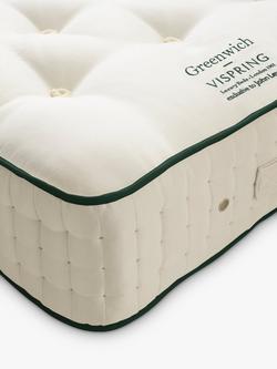 Vispring Greenwich Pocket Spring Mattress, Soft Tension, Single - view 2, White