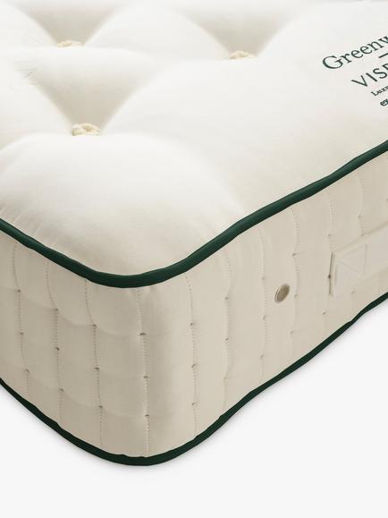 Vispring Greenwich Pocket Spring Mattress, Soft Tension, King Size - view 2, White