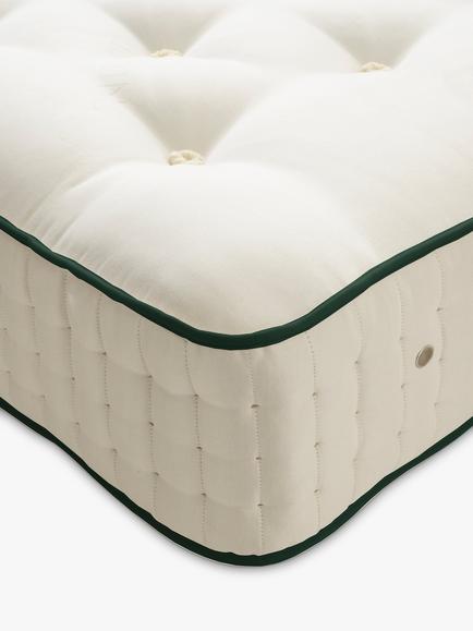 Vispring Greenwich Pocket Spring Mattress, Medium Tension, Large Emperor - view 2, White