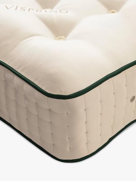 Vispring Chelsea Pocket Spring Mattress, Medium Tension, Long Single - view 2, White