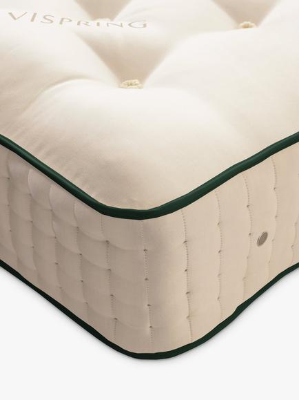 Vispring Chelsea Pocket Spring Mattress, Medium Tension, King Size - view 2, White
