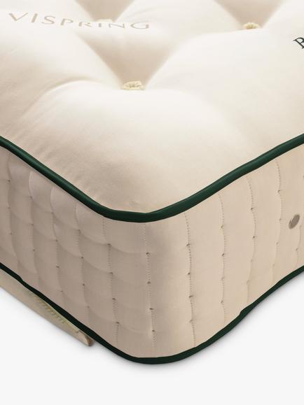 Vispring Richmond Pocket Spring Zip Link Mattress, Firm Tension, Emperor - view 2, White