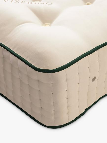 Vispring Kensington Pocket Spring Mattress, Soft Tension, King Size - view 2, White