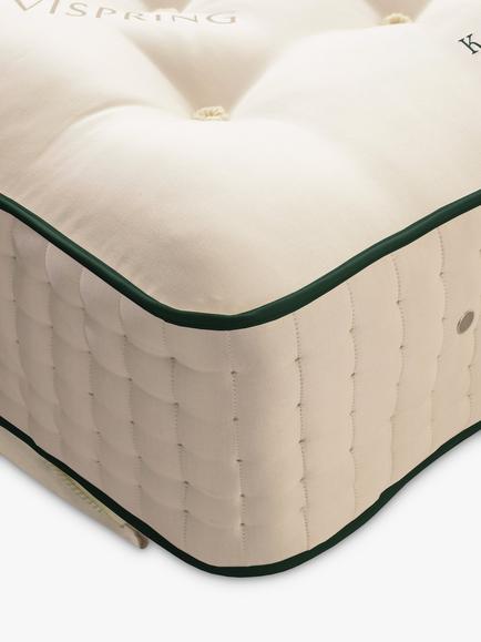 Vispring Kensington Pocket Spring Zip Link Mattress, Soft Tension, Emperor - view 2, White